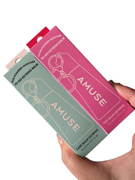 ケア/ティントバームキーリング/AMUSE/リップグロスを使ったクチコミ(1枚目)