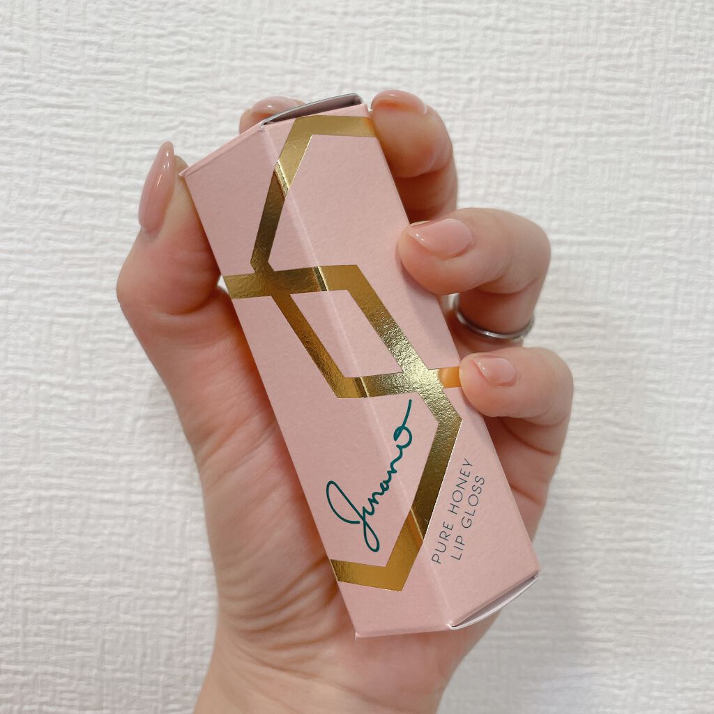 ピュアハニーリップグロス/Junano/リップ美容液を使ったクチコミ（2枚目）