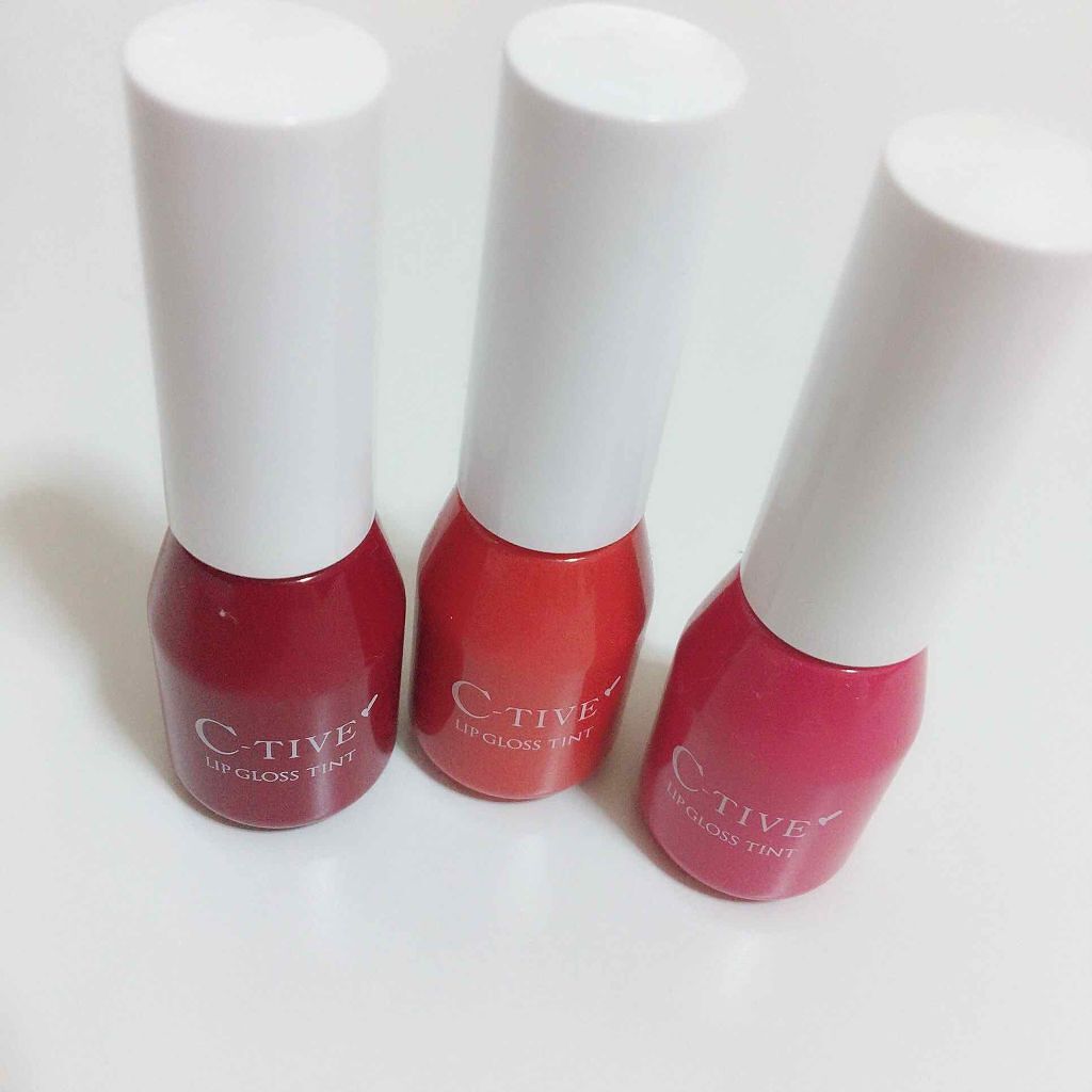 リップグロスティント No.1 あずき/C-TIVE/リップグロスを使ったクチコミ（1枚目）