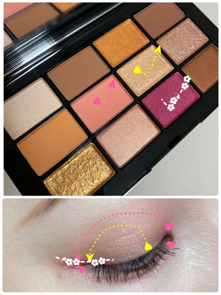 アフターグロー アイシャドーパレット/NARS/アイシャドウパレットを使ったクチコミ(3枚目)