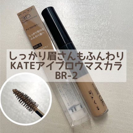 3DアイブロウカラーN/KATE/眉マスカラを使ったクチコミ(1枚目)