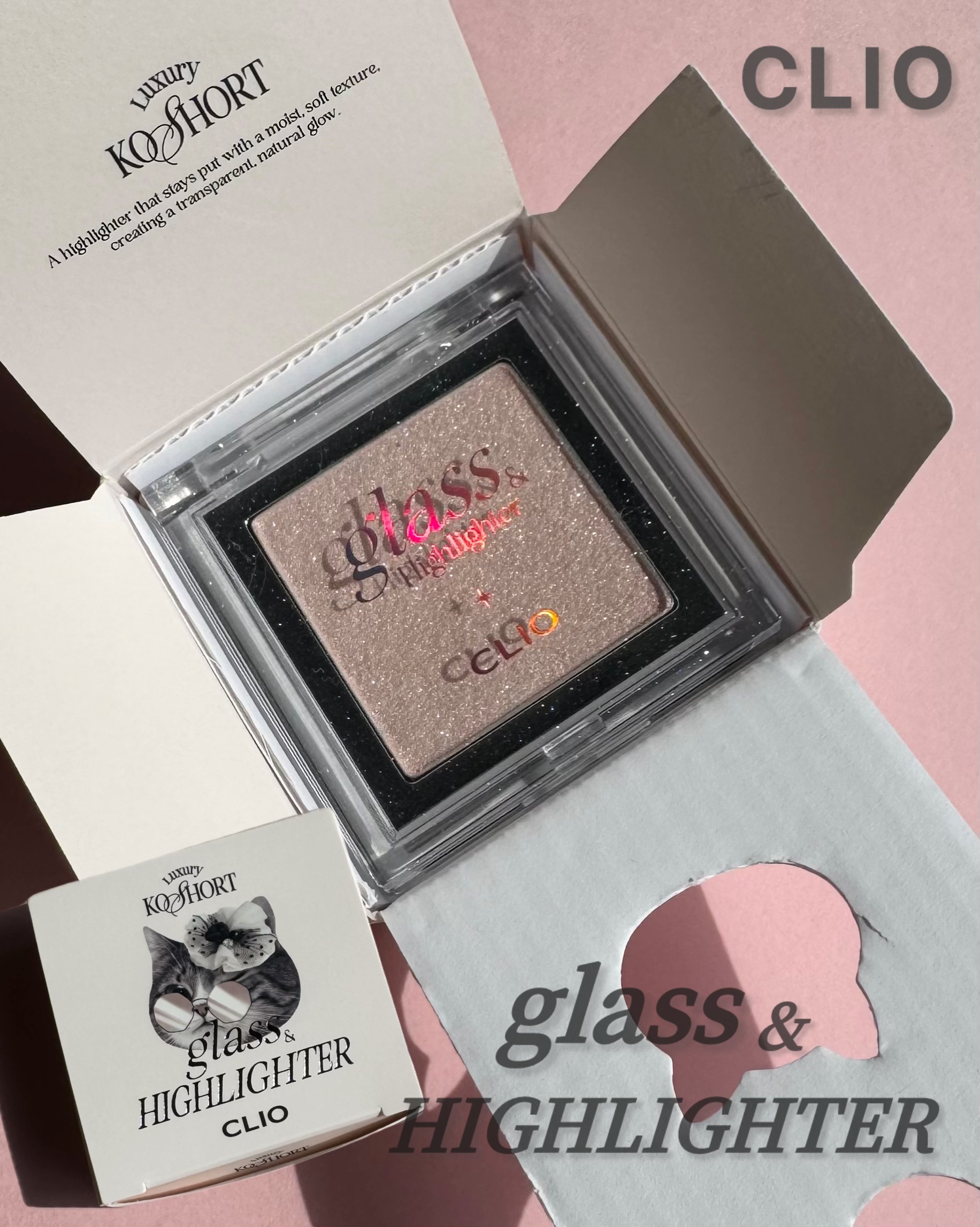 グラス アンド ハイライター 01 MOON GLOW/CLIO/ハイライト・シェーディングを使ったクチコミ（1枚目）