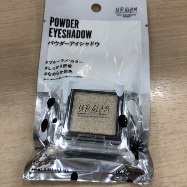 UR GLAM　POWDER EYESHADOW シェルベージュ〈ブルーラメ〉/U R GLAM/パウダーアイシャドウを使ったクチコミ（1枚目）