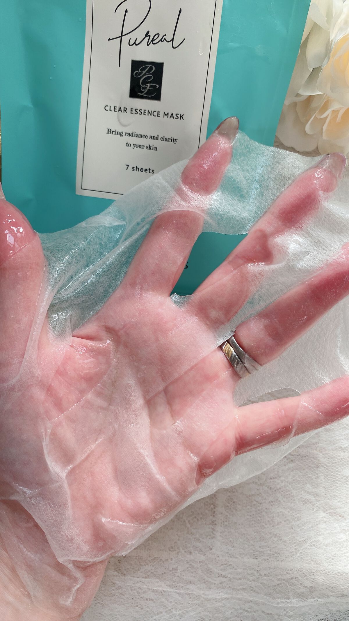 クリアエッセンスマスク/ピュレア/シートマスク・パックを使ったクチコミ(4枚目)