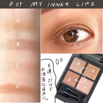 ディメンショナルビジョンアイパレット/THREE/アイシャドウパレットを使ったクチコミ(4枚目)