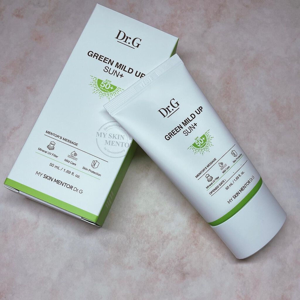 グリーンマイルドアップサンプラス/Dr.G/日焼け止めクリームを使ったクチコミ(6枚目)