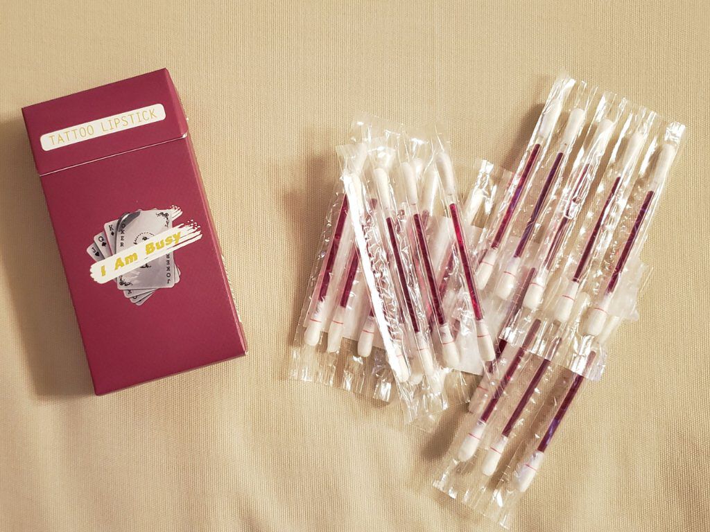 シガレット リキッドティント ianbusy/FOMOMY/リップティントを使ったクチコミ（2枚目）