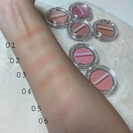 ネーミング フラッフィーパウダーブラッシュ/NAMING./パウダーチークを使ったクチコミ(4枚目)