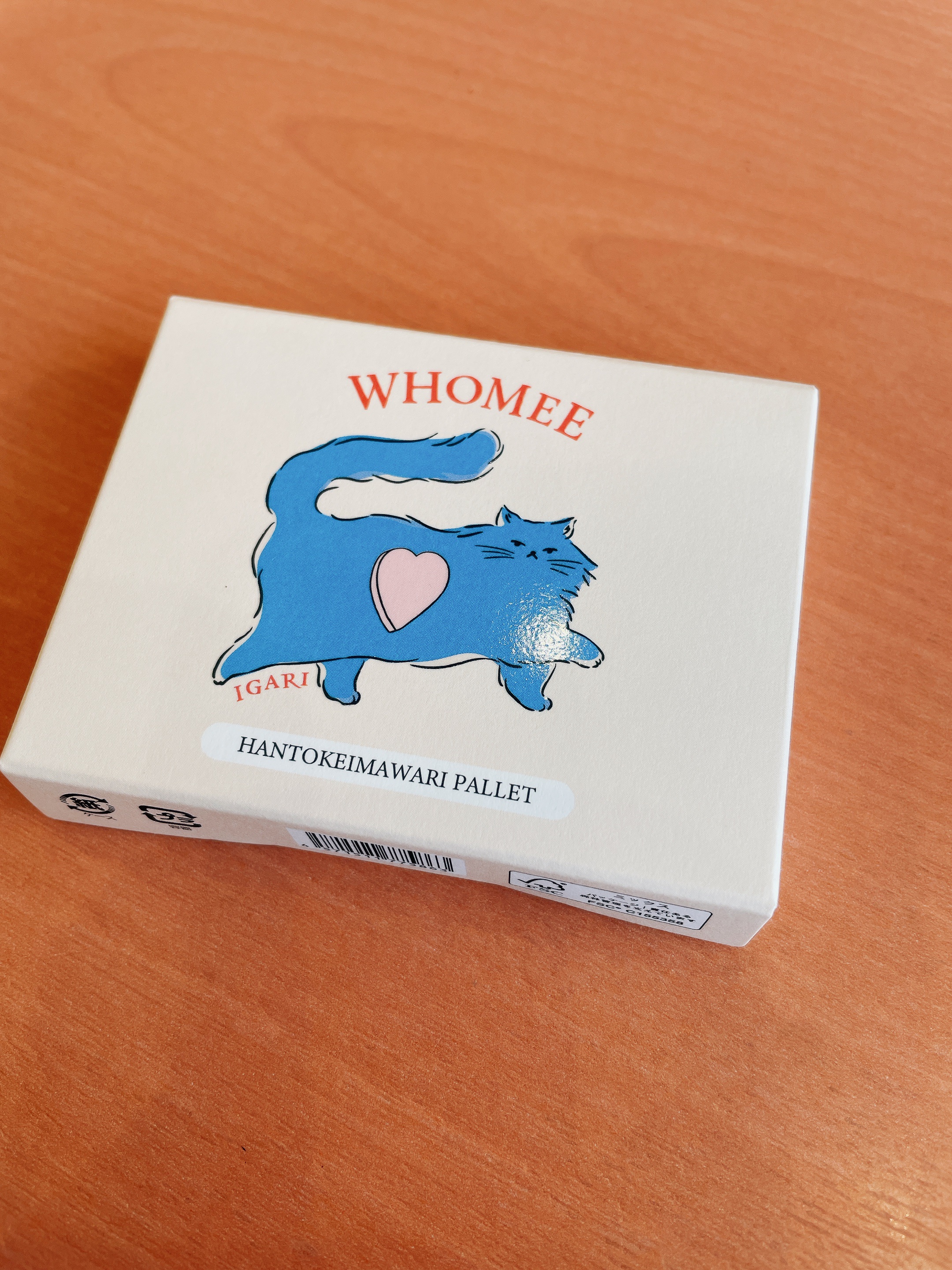 フーミー 反時計回りパレット/WHOMEE/アイシャドウパレットを使ったクチコミ（2枚目）