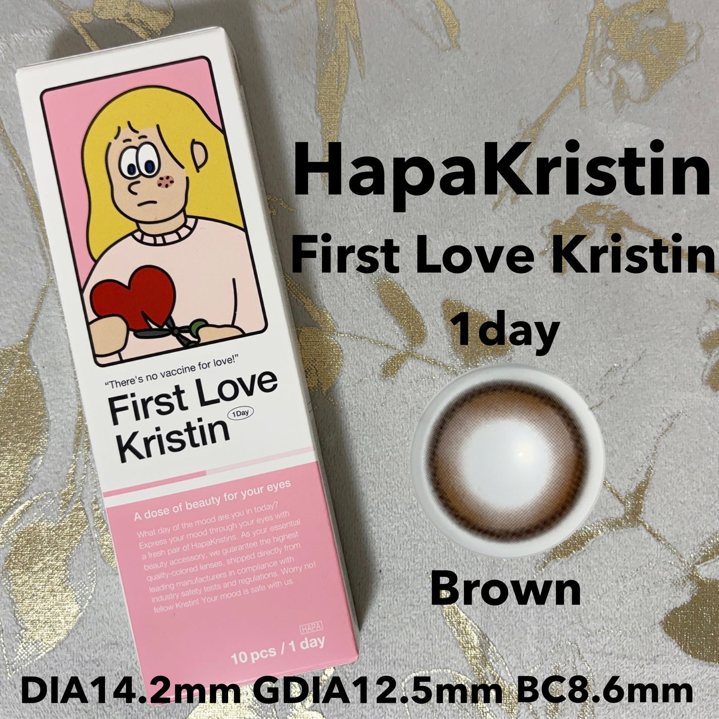 First Love Kristen/Hapa kristin/カラーコンタクトレンズを使ったクチコミ(1枚目)
