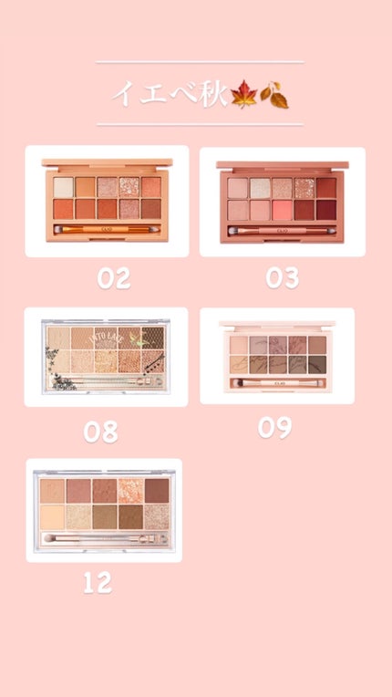 プロ アイ パレット/CLIO/アイシャドウパレットを使ったクチコミ(3枚目)