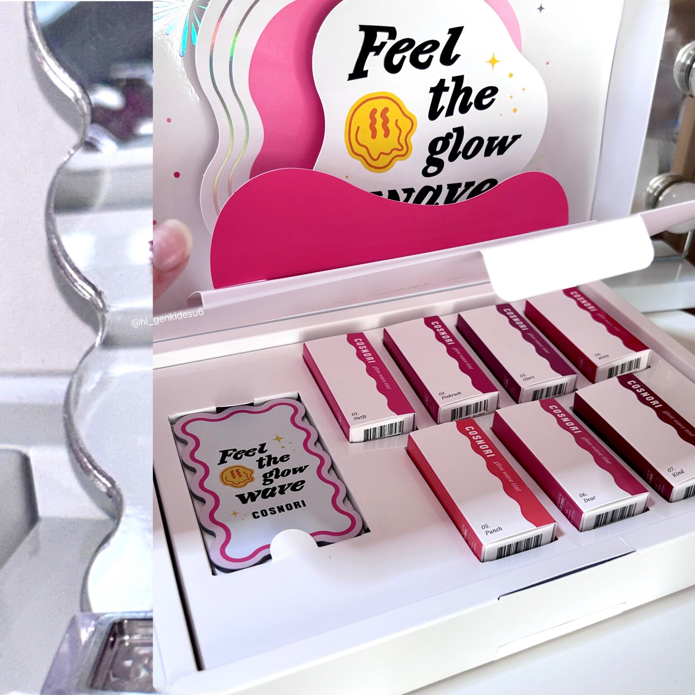 フローウェーブティント/COSNORI/リップティントを使ったクチコミ(8枚目)