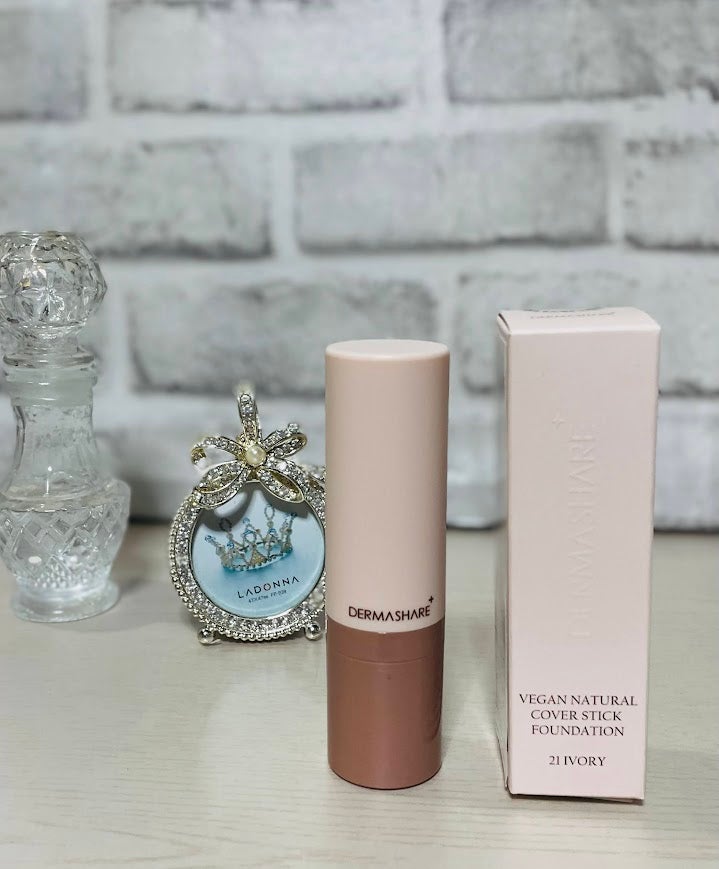 ヴィーガンナチュラルカバースティックファンデーション/DERMASHARE/その他ファンデーションを使ったクチコミ(1枚目)