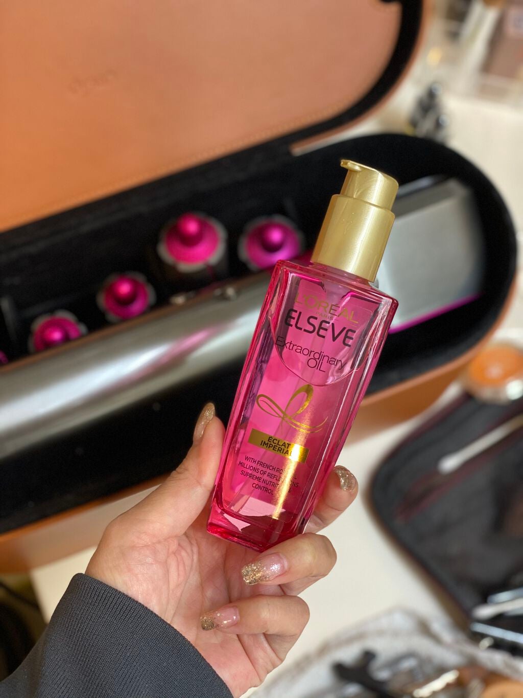 エクストラオーディナリー オイル エクラアンペリアル 艶髪オイル/ロレアル パリ/ヘアオイルを使ったクチコミ(4枚目)