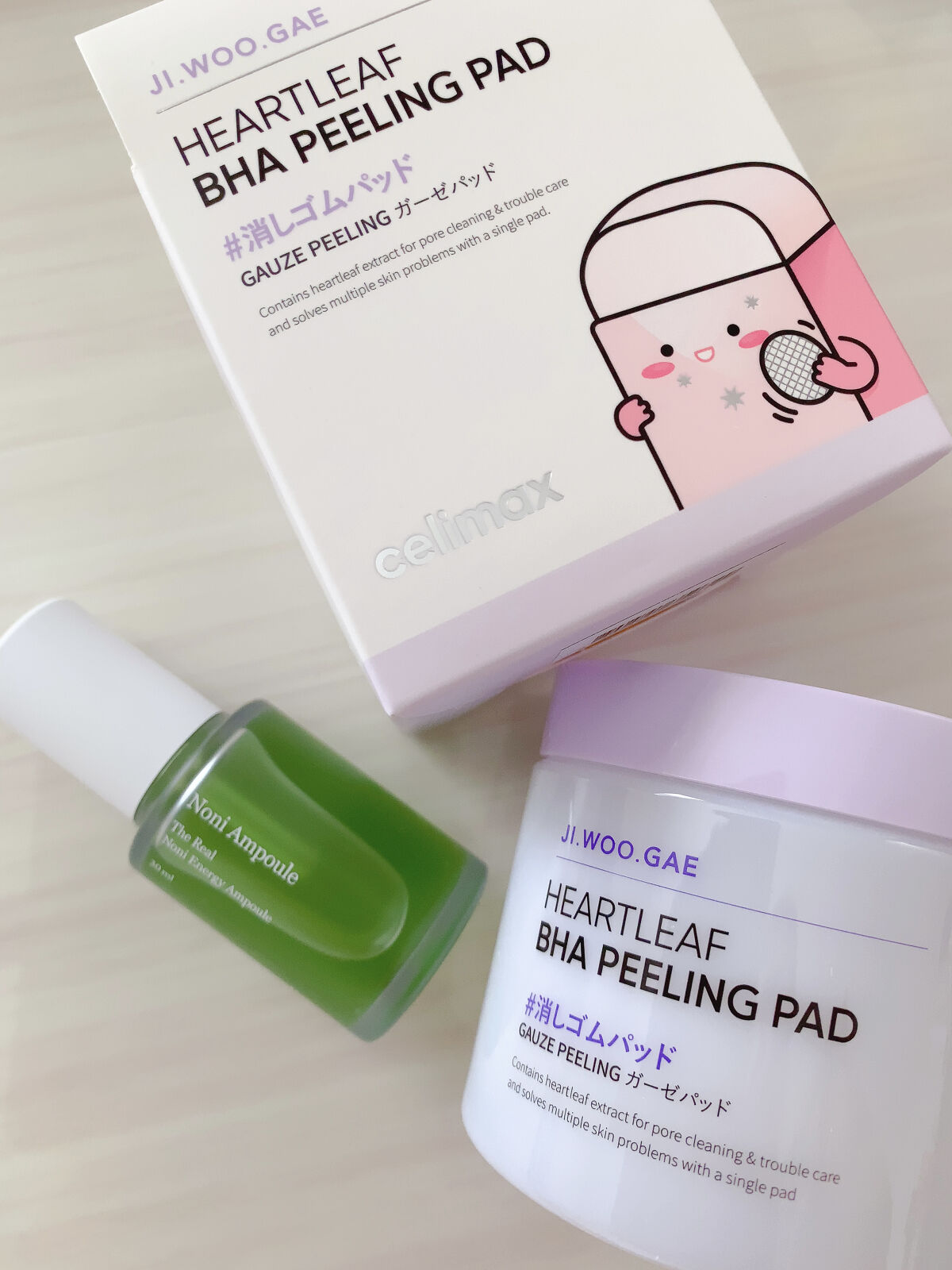 BHA消しゴムピーリングパッド/celimax/トナーパッドを使ったクチコミ（1枚目）