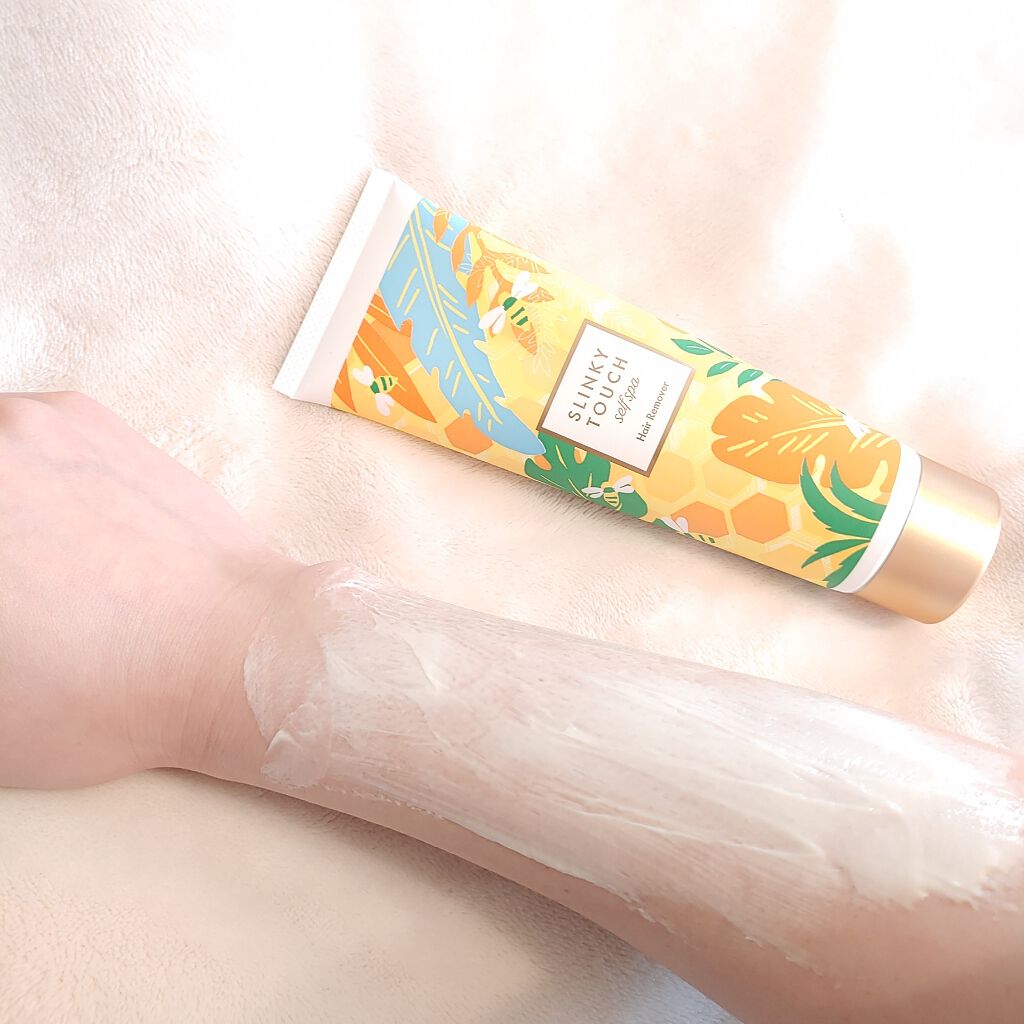 除毛クリーム ジャスミンハニー/スリンキータッチ セルフスパ/除毛クリームを使ったクチコミ(3枚目)