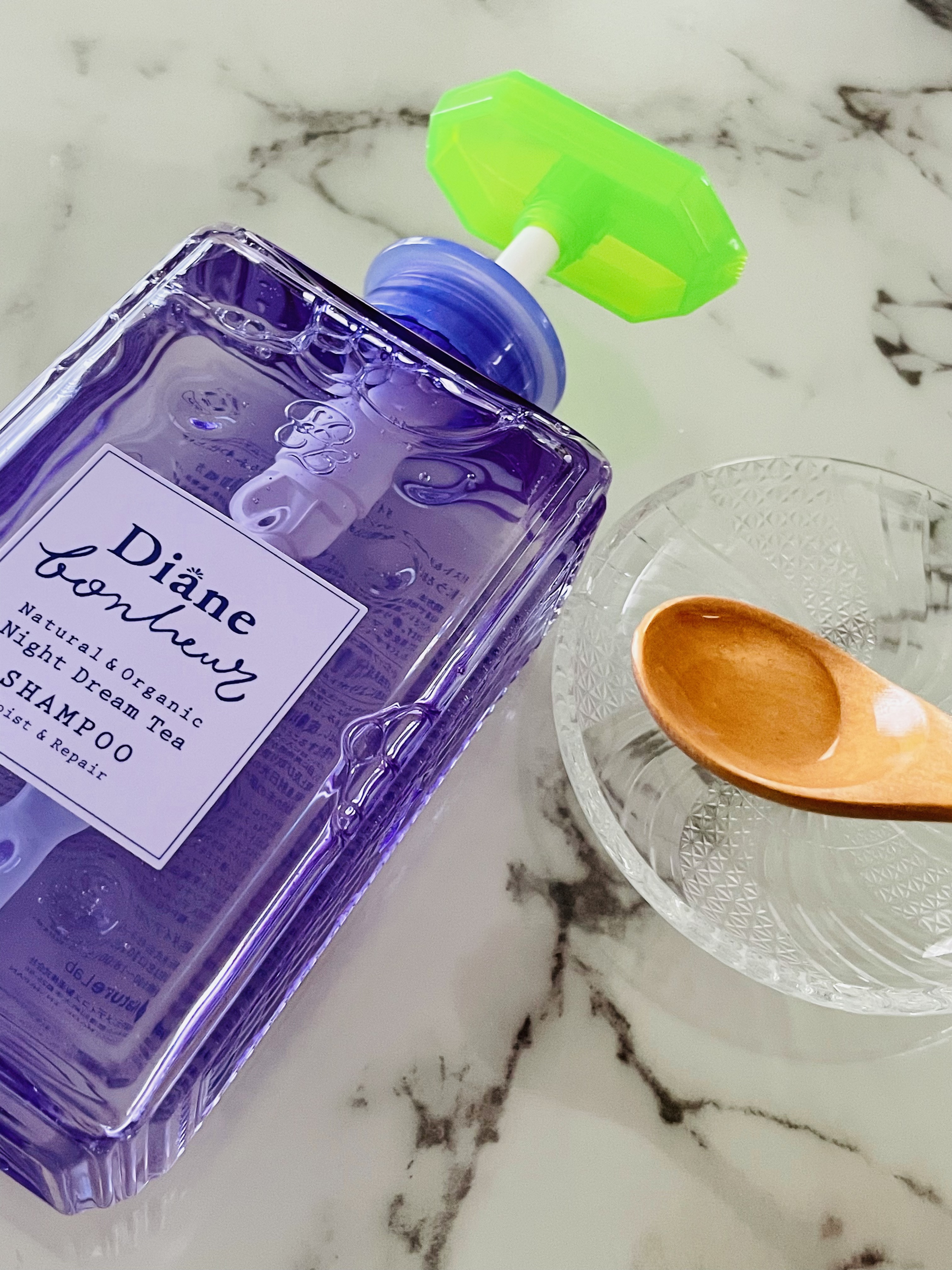 ダイアンボヌール モイスト＆リペア シャンプー/トリートメント ナイトドリームティーの香り シャンプー 500ml/ダイアン/市販シャンプーを使ったクチコミ（3枚目）