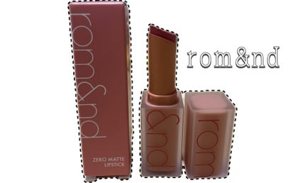 ゼロマットリップスティック/rom&nd/口紅を使ったクチコミ(1枚目)