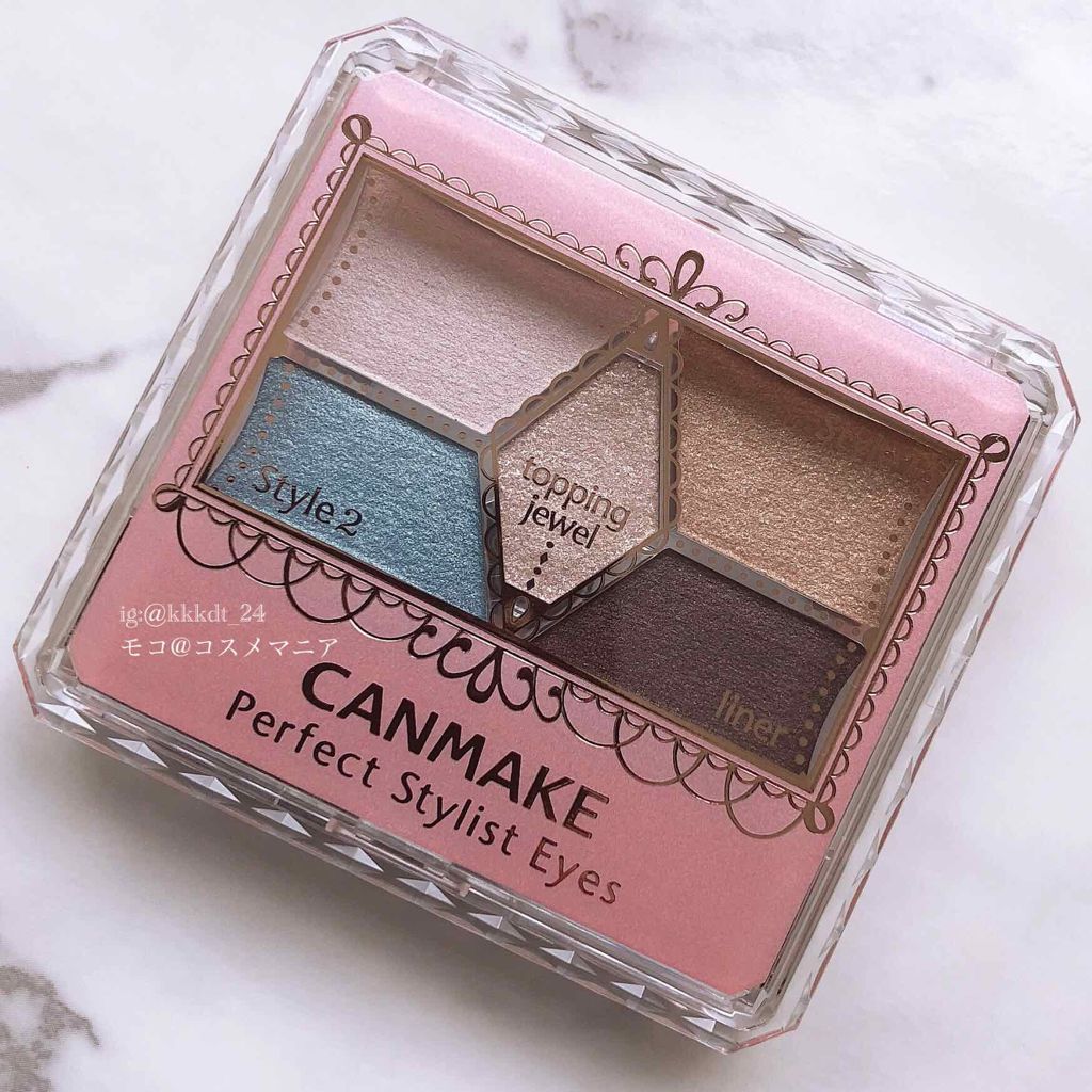【旧品】パーフェクトスタイリストアイズ/キャンメイク/アイシャドウパレットを使ったクチコミ（2枚目）