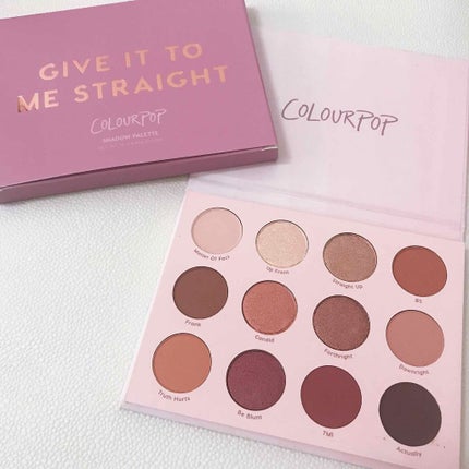 Give It To Me Straight/ColourPop/アイシャドウパレットを使ったクチコミ(1枚目)