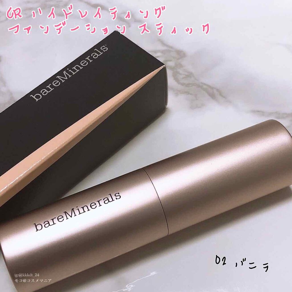 CR ハイドレイティング ファンデーション スティック/bareMinerals/その他ファンデーションを使ったクチコミ(1枚目)