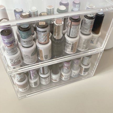 3段式クリアーケース/DAISO/その他化粧小物を使ったクチコミ(9枚目)