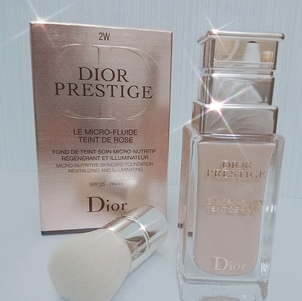プレステージ ル フルイド タン ドゥ ローズ/Dior/リキッドファンデーションを使ったクチコミ(1枚目)
