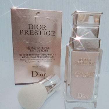 プレステージ ル フルイド タン ドゥ ローズ/Dior/リキッドファンデーションを使ったクチコミ（1枚目）