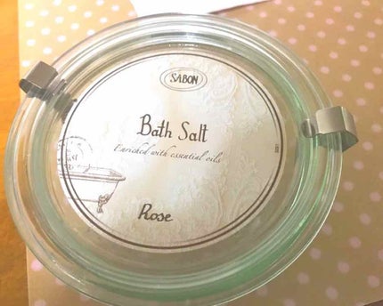 バスソルト/SABON/無機塩系入浴剤を使ったクチコミ(1枚目)