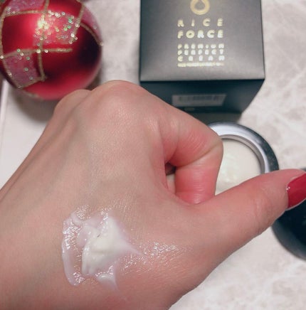 プレミアムパーフェクトクリーム/ライスフォース/フェイスクリームを使ったクチコミ(2枚目)