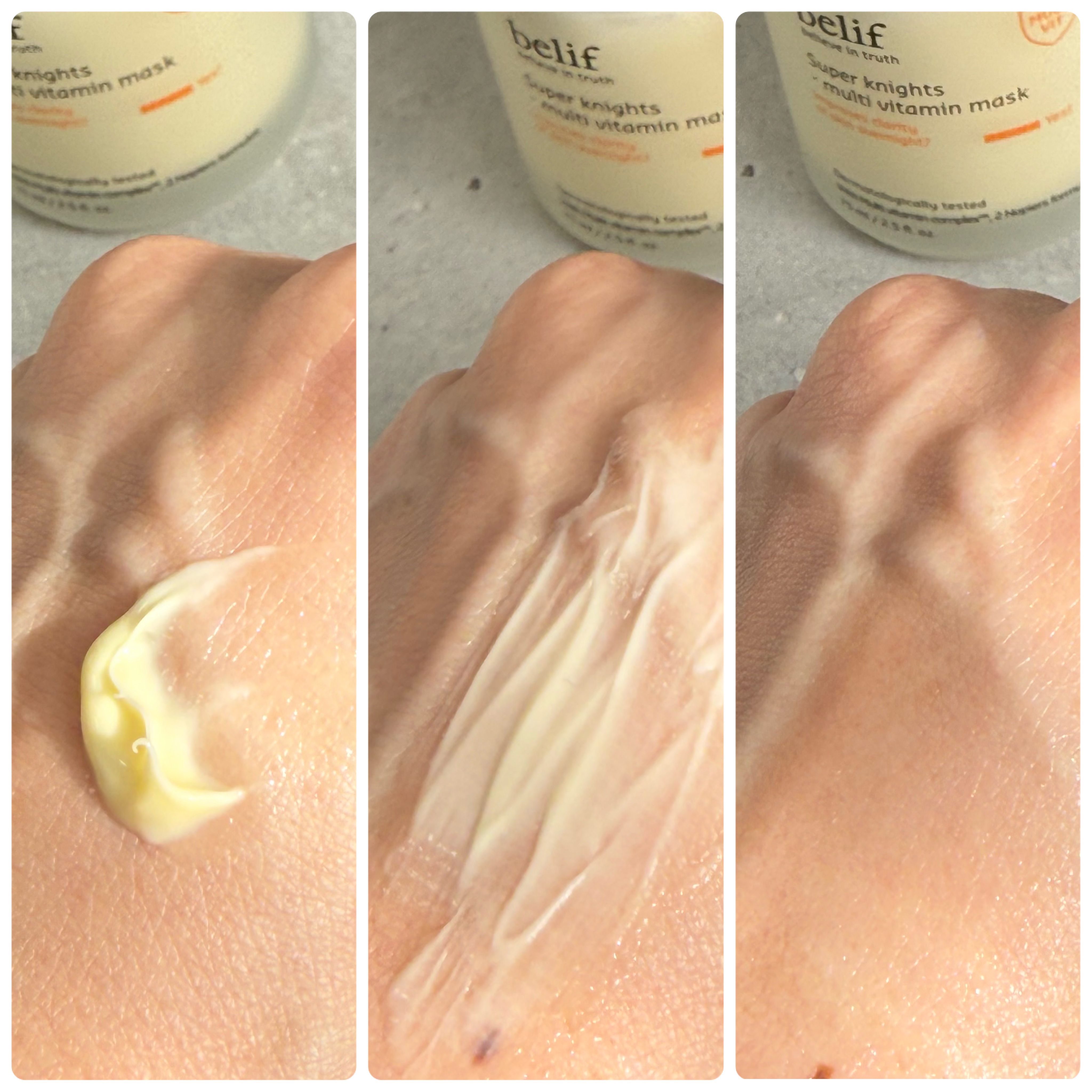スーパーナイツ ビタミンマスク/belif/フェイスクリームを使ったクチコミ（3枚目）