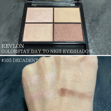 レブロン カラーステイ デイ トゥ ナイト アイシャドウ クアッド/REVLON/アイシャドウパレットを使ったクチコミ(3枚目)