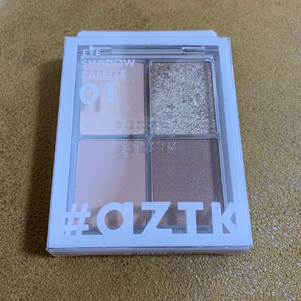 4色アイシャドウパレット/aZTK/アイシャドウパレットを使ったクチコミ(1枚目)