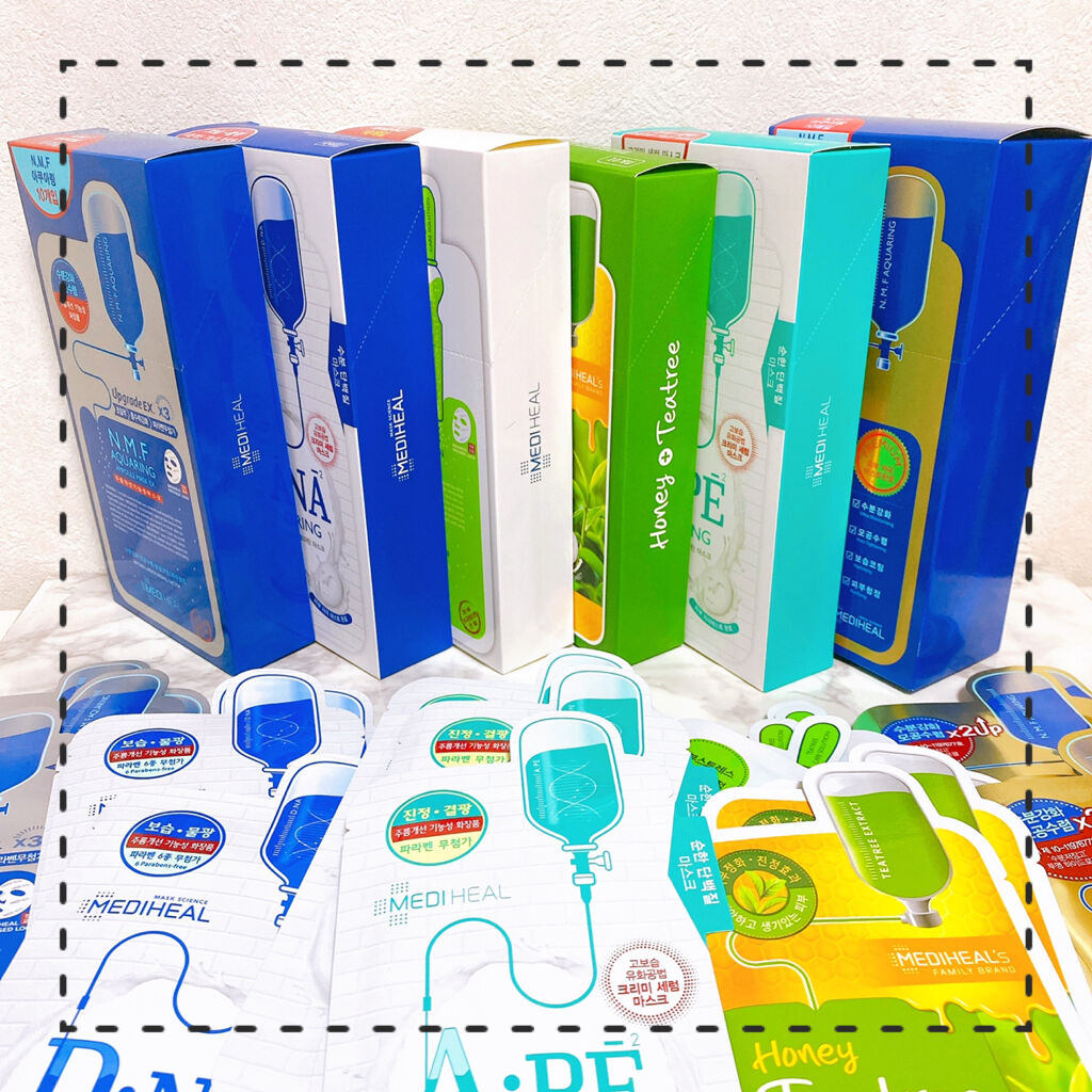 N.M.FアクアアンプルマスクJEX/MEDIHEAL/シートマスク・パックを使ったクチコミ（1枚目）