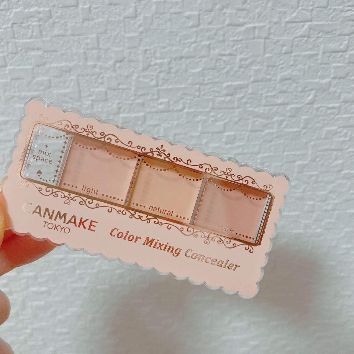カラーミキシングコンシーラー/キャンメイク/パレットコンシーラーを使ったクチコミ(1枚目)