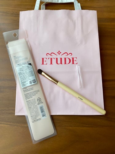 ETUDE マイビューティーツール310 アイシャドウブラシ（ベース用）のクチコミ「〈ETUDE〉
  ·マイビューティーツール310 アイシャドウブラシ

ETUDEの店頭でな.....」（2枚目）