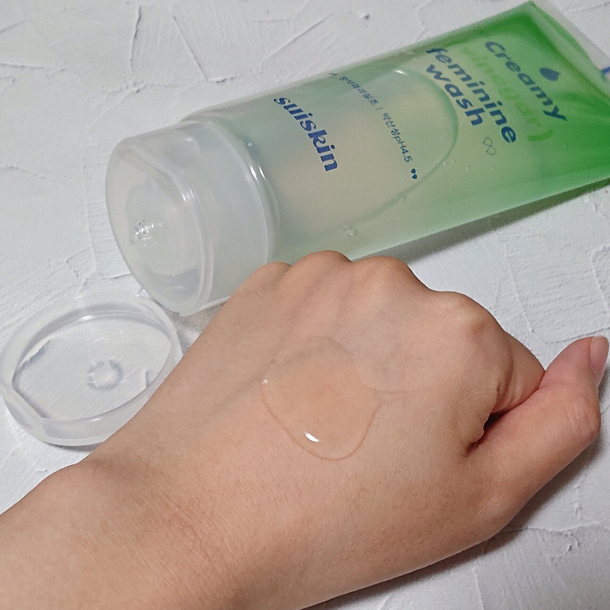 クリーミービネガーフェミニンウォッシュ/suiskin/ボディソープを使ったクチコミ（2枚目）