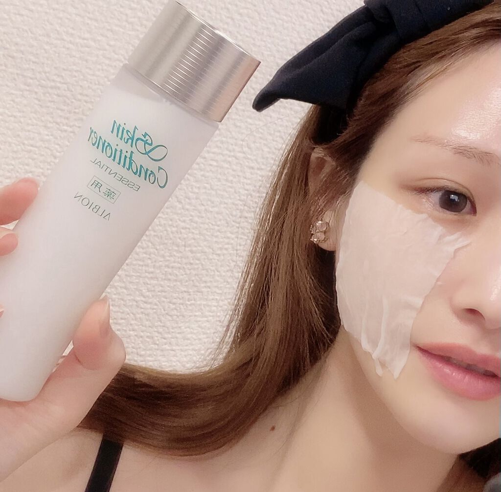 ALBION アルビオン 薬用スキンコンディショナー エッセンシャルのクチコミ「୨୧┈┈┈┈┈┈┈┈┈┈┈┈┈┈┈୨୧
💚 𝐀𝐋𝐁𝐈𝐎𝐍ㅤ
🤍 薬用スキンコンディショナー 
.....」（1枚目）