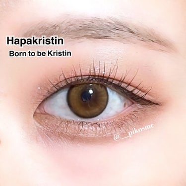 Hapakristin Born to be Kristin/Hapa kristin/カラーコンタクトレンズを使ったクチコミ（3枚目）