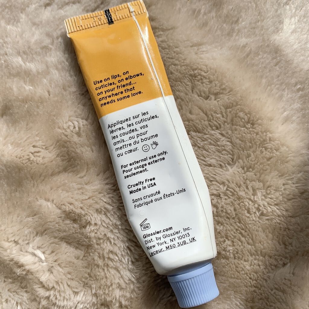 Balm Dotcom/Glossier./リップバームを使ったクチコミ（2枚目）