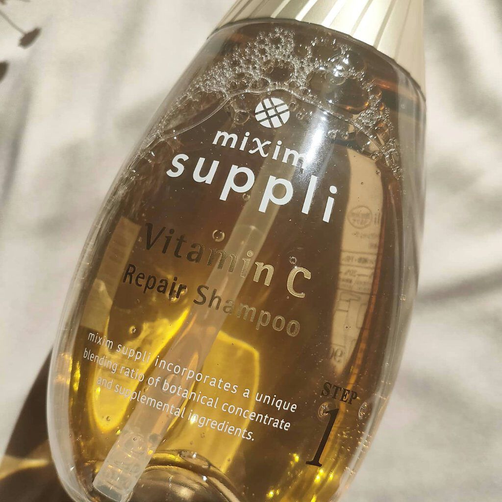 ビタミン リペアシャンプー／コラーゲン リペアヘアトリートメント/mixim suppli/市販シャンプーを使ったクチコミ（1枚目）