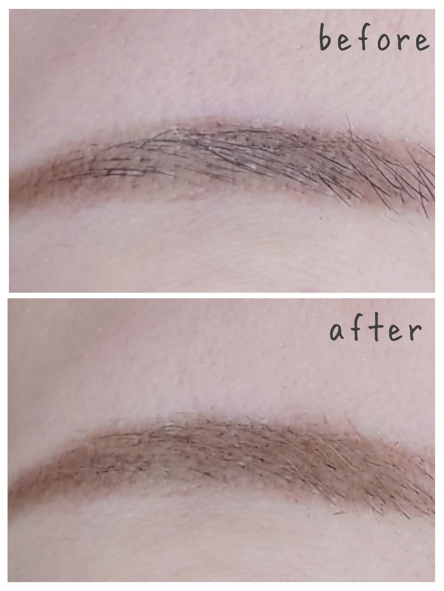 ハンオールブロウカラ/rom&nd/眉マスカラを使ったクチコミ（3枚目）