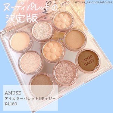 アイカラーパレット/AMUSE/アイシャドウパレットを使ったクチコミ（1枚目）