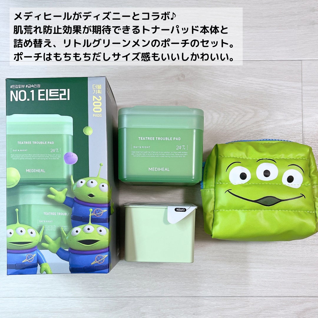 ティーツリー トラブルパッド/MEDIHEAL/トナーパッドを使ったクチコミ(3枚目)