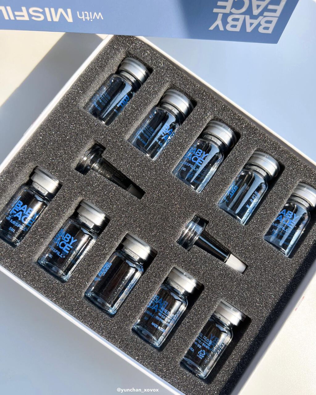 BABY FACE AMPOULE+ダーマスタンプ/MISFILL/スキンケアキットを使ったクチコミ(3枚目)