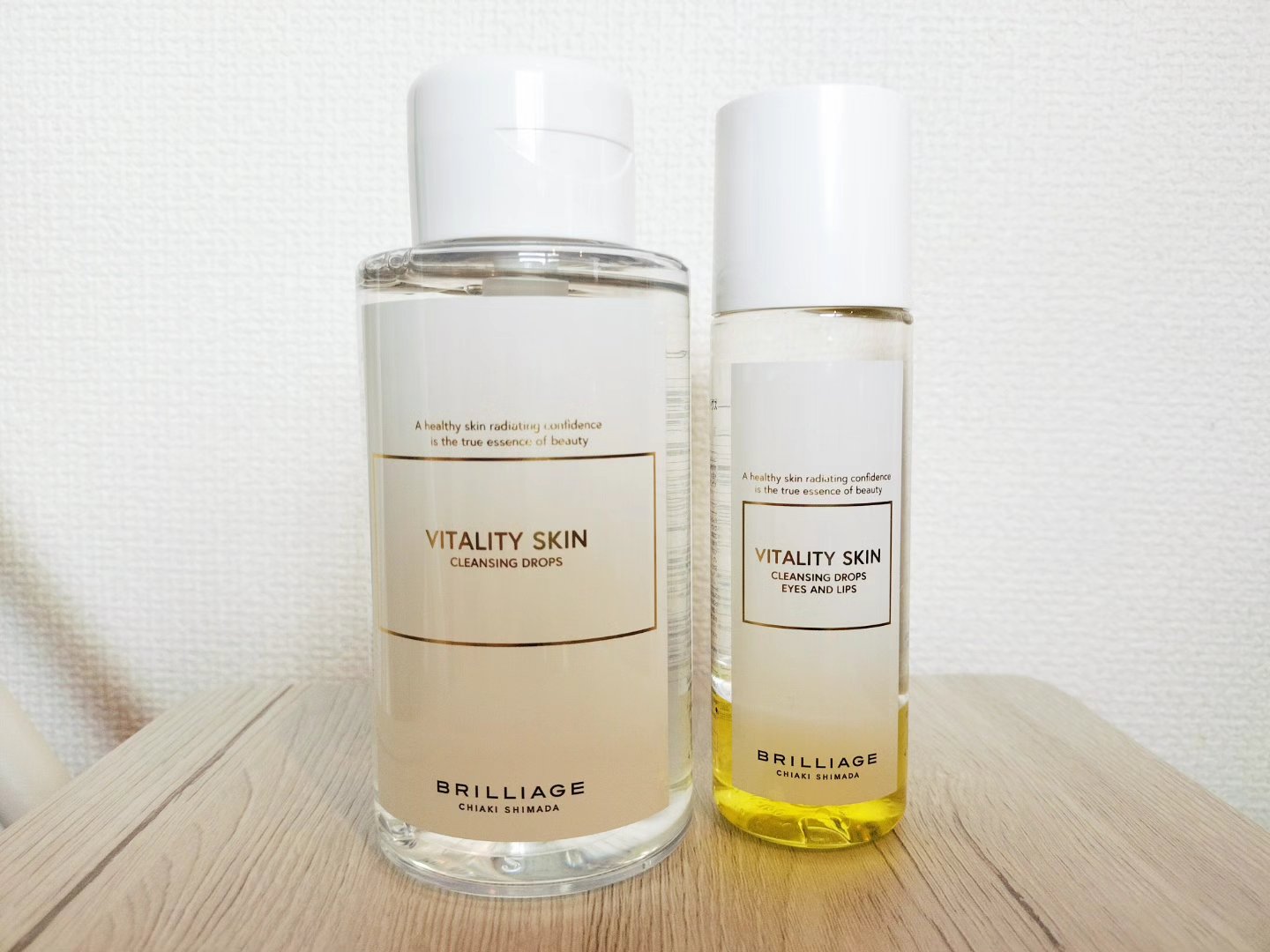 バイタリティ スキン クレンジングドロップス (クレンジングウォーター)/ブリリアージュ/クレンジングウォーターを使ったクチコミ（1枚目）