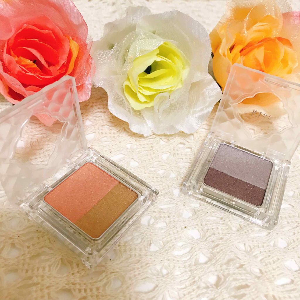 デュアルアイズB/KiSS/アイシャドウパレットを使ったクチコミ（2枚目）