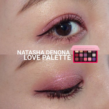 Natasha Denona Love Paletteのクチコミ「#昨日のメイク
#NatashaDenona #LovePalette

スウォッチまだ撮れて.....」（1枚目）