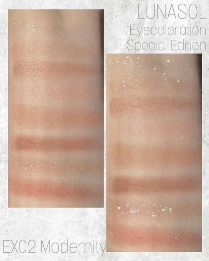 アイカラーレーション スペシャルエディション/LUNASOL/アイシャドウパレットを使ったクチコミ(4枚目)