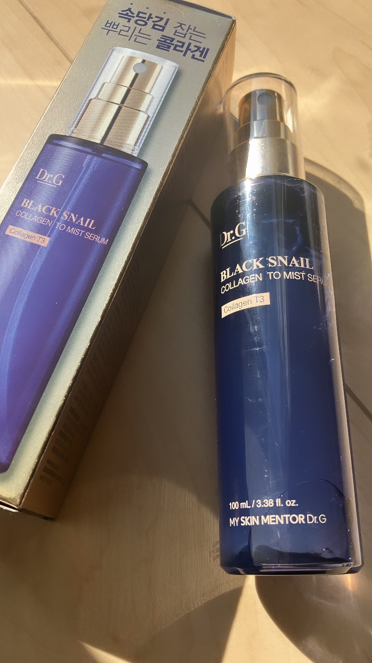 ドクタージー ブラックスネイル コラーゲンミスト/Dr.G/ミスト状化粧水を使ったクチコミ（1枚目）